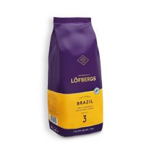Кофе в зернах Lofbergs Brazil, 1кг, вакуумная упаковка